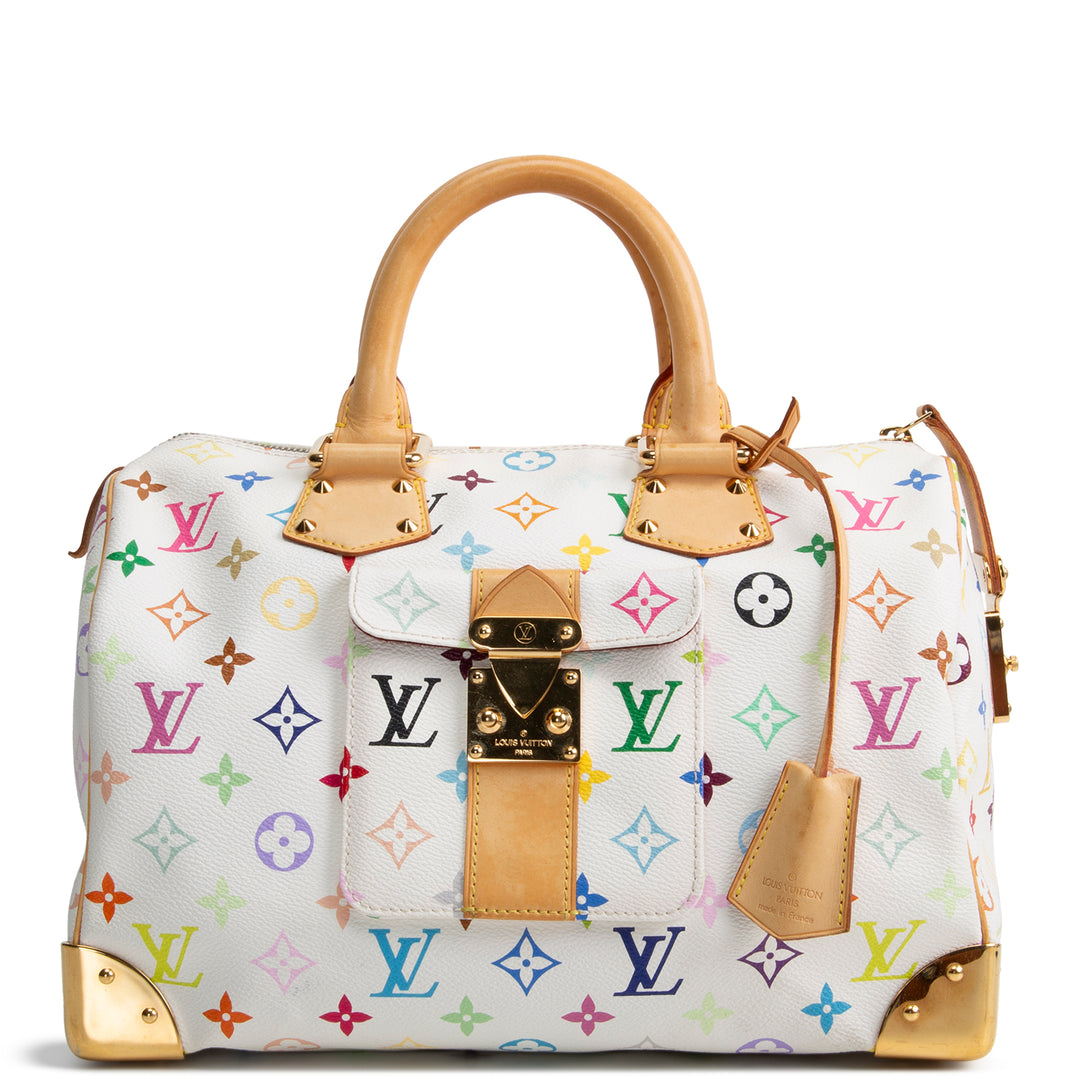 LOUIS VUITTON Multicolore Monogram x Takashi Speedy 30