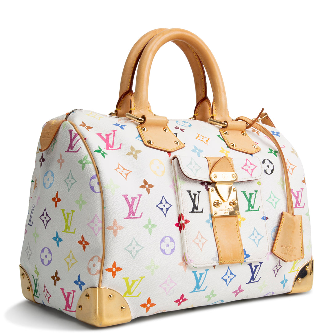 LOUIS VUITTON Multicolore Monogram x Takashi Speedy 30