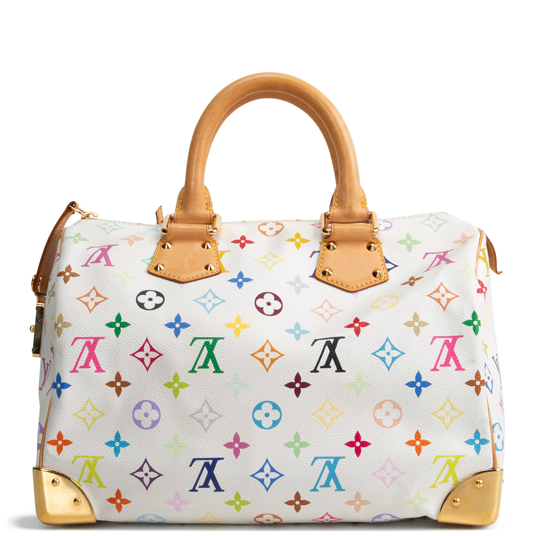LOUIS VUITTON Multicolore Monogram x Takashi Speedy 30