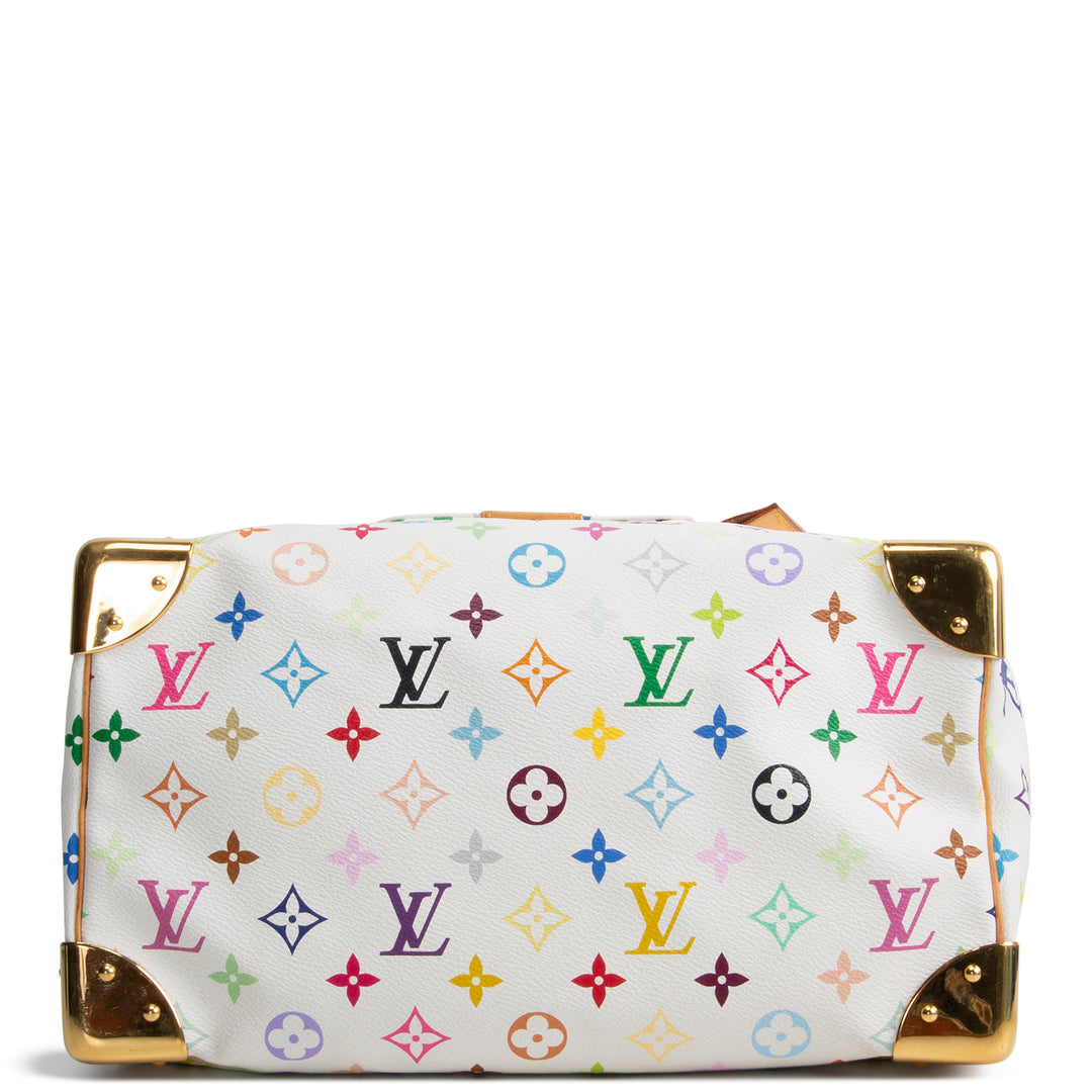 LOUIS VUITTON Multicolore Monogram x Takashi Speedy 30