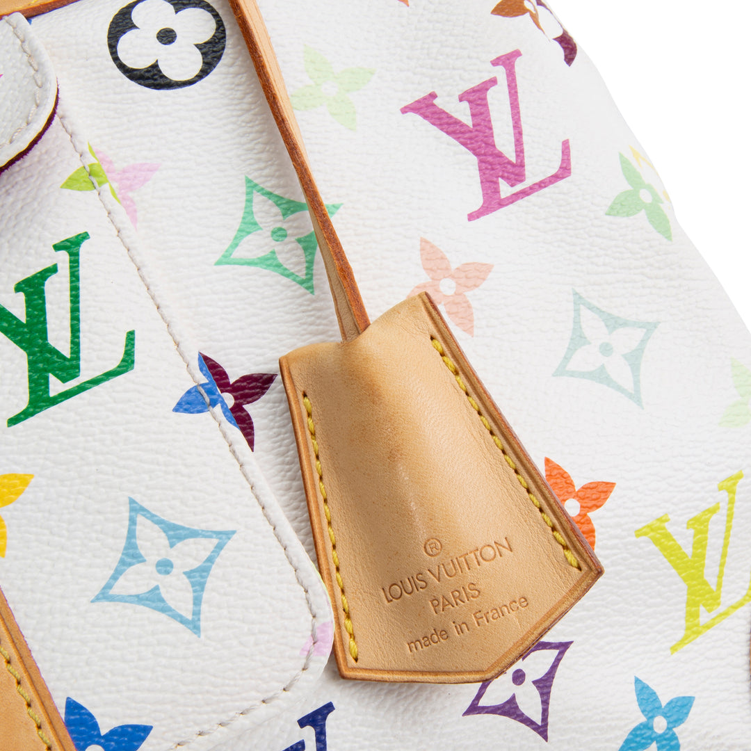 LOUIS VUITTON Multicolore Monogram x Takashi Speedy 30