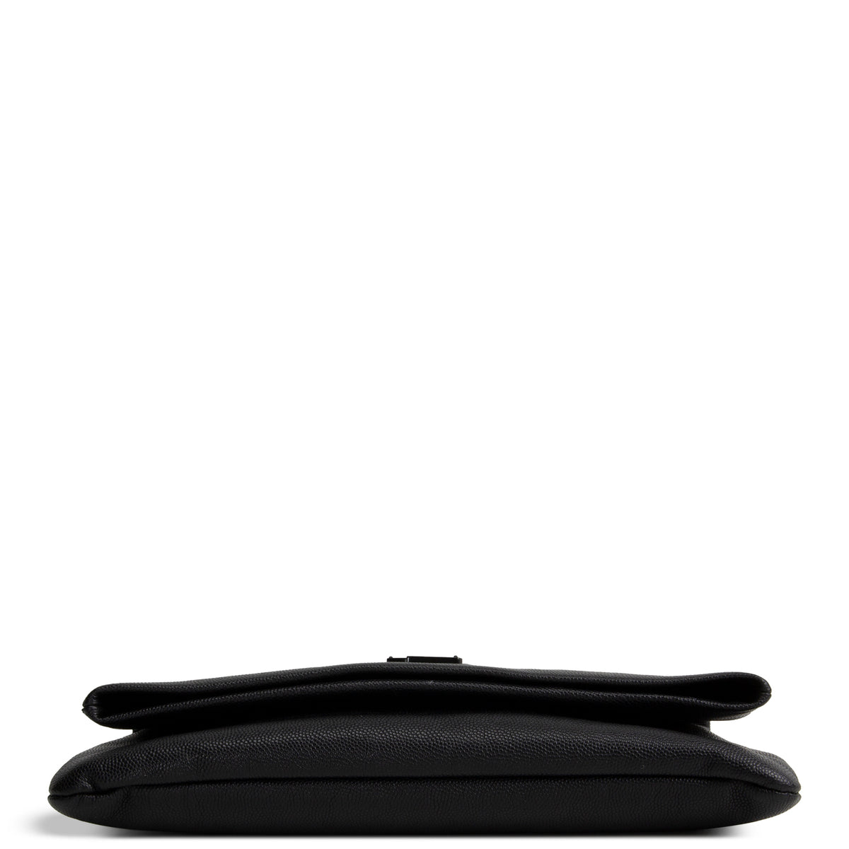 SAINT LAURENT West Hollywood Foldover Clutch - Black