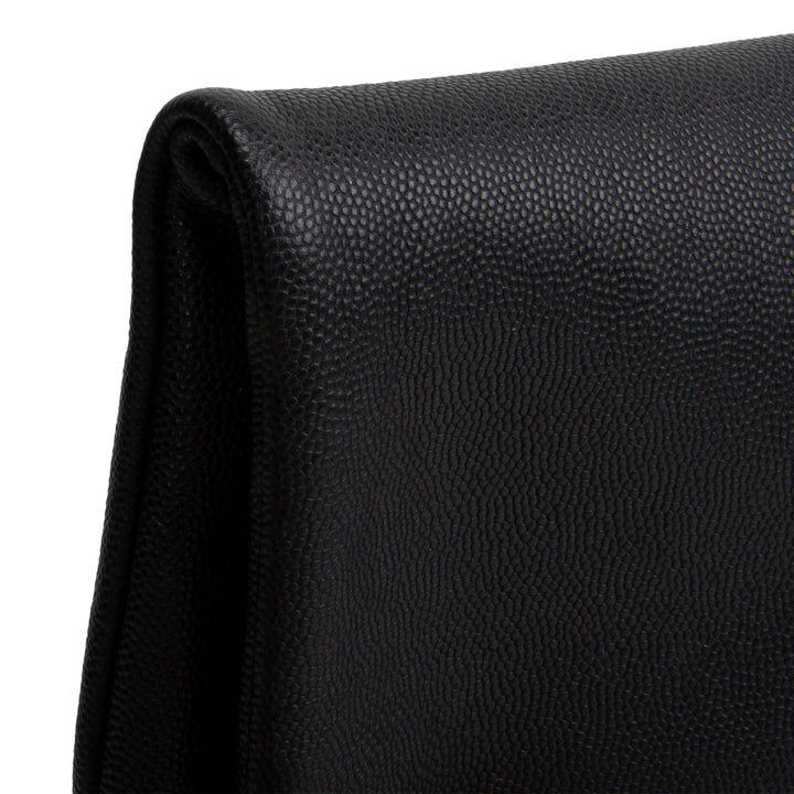 SAINT LAURENT West Hollywood Foldover Clutch - Black