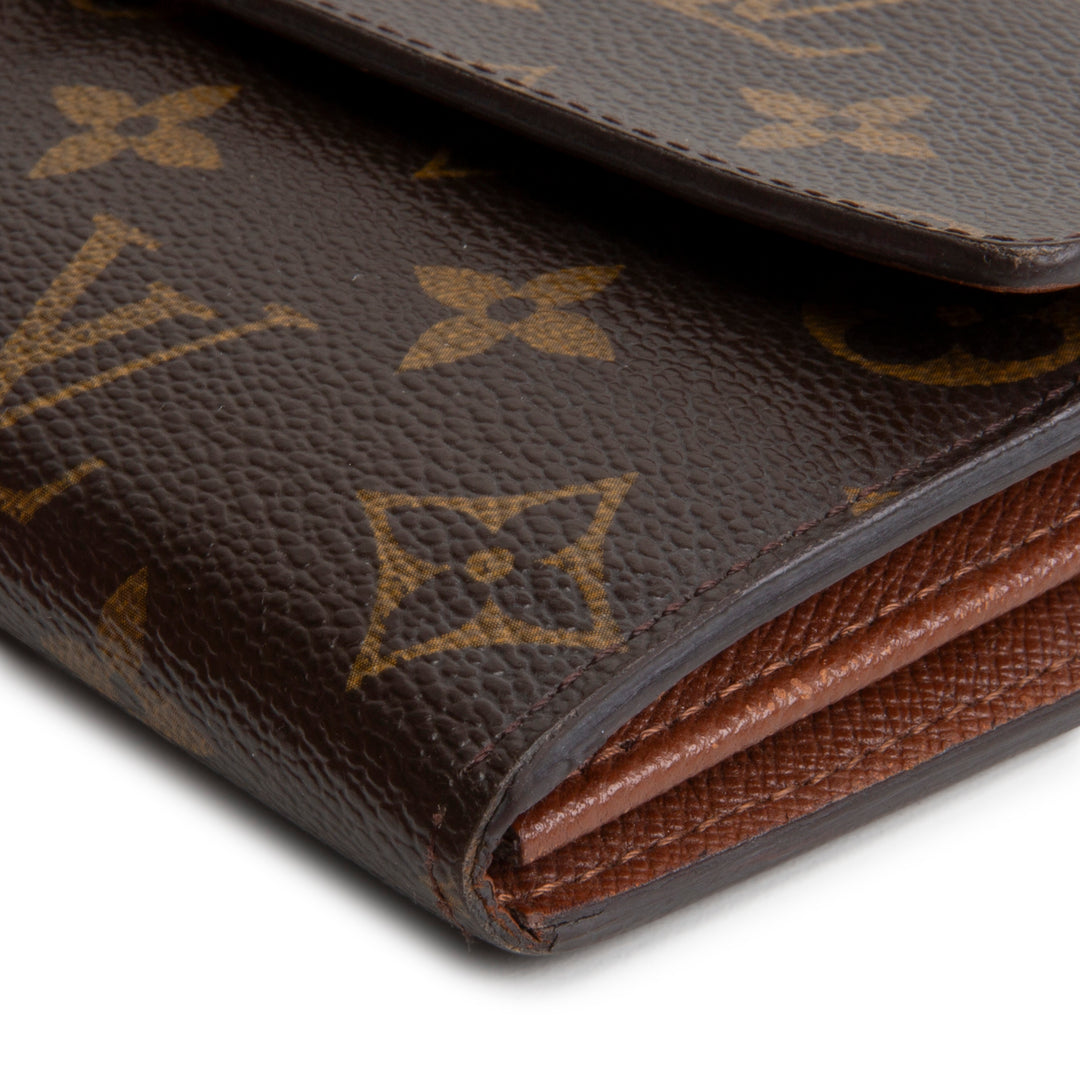LOUIS VUITTON Monogram Sarah Wallet