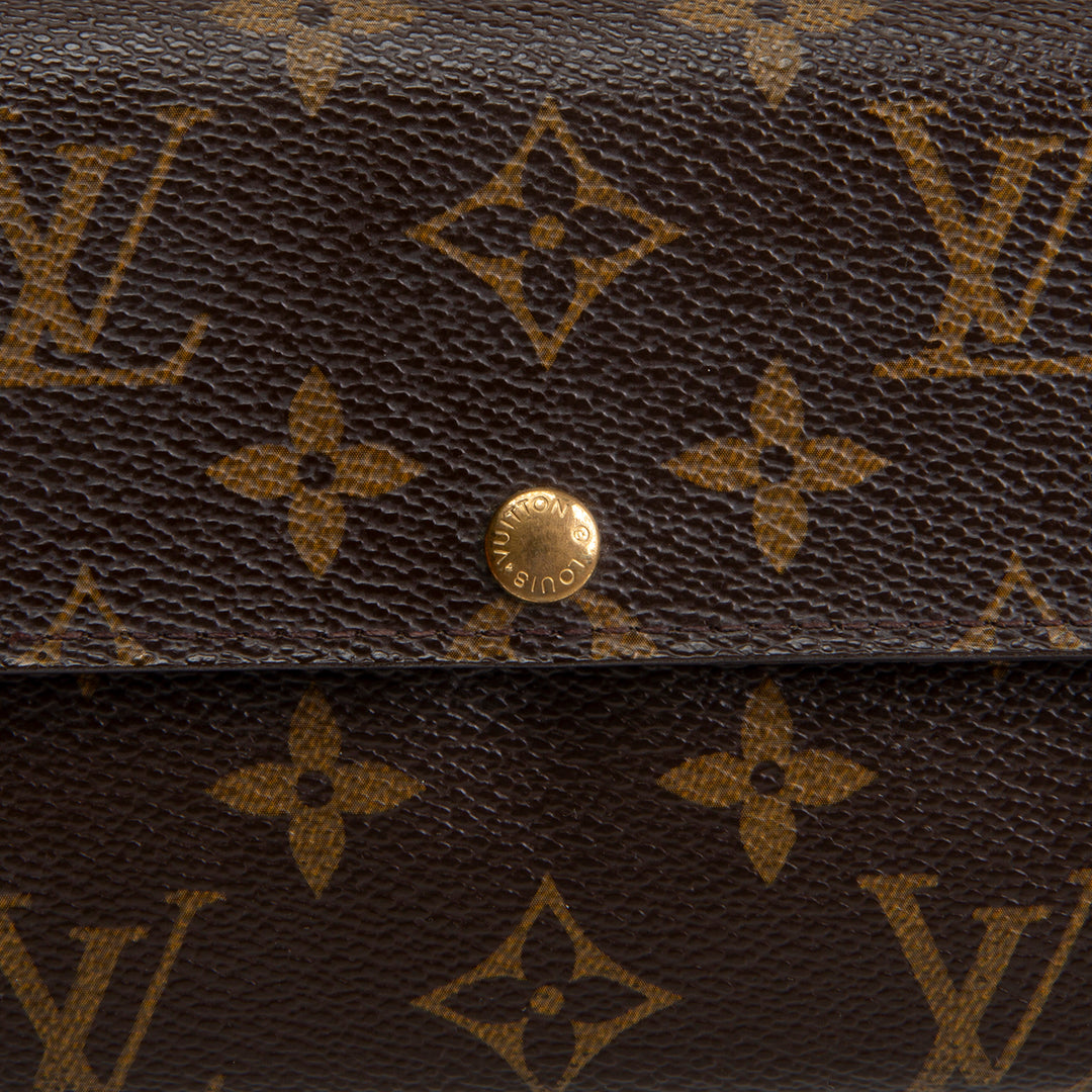 LOUIS VUITTON Monogram Sarah Wallet