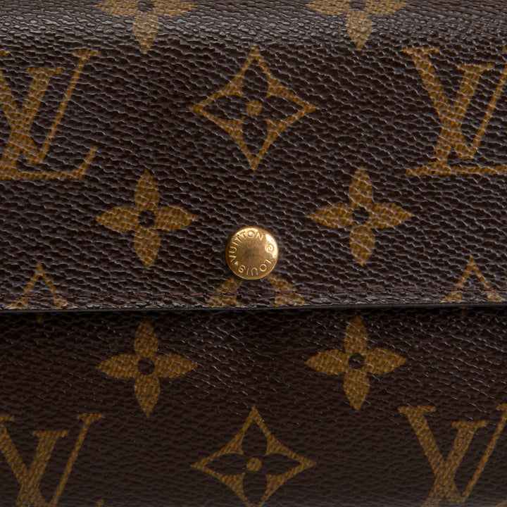 LOUIS VUITTON Monogram Sarah Wallet