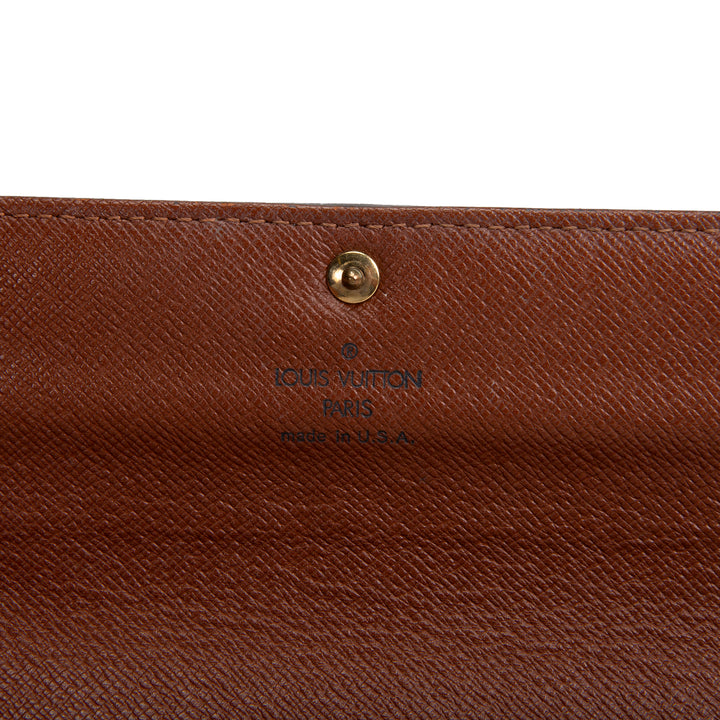 LOUIS VUITTON Monogram Sarah Wallet