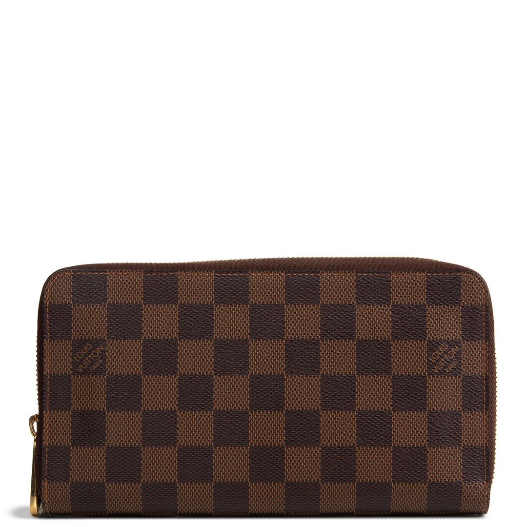 LOUIS VUITTON Damier Ebene Zippy Organizer Wallet