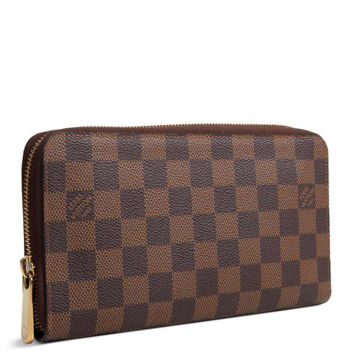 LOUIS VUITTON Damier Ebene Zippy Organizer Wallet