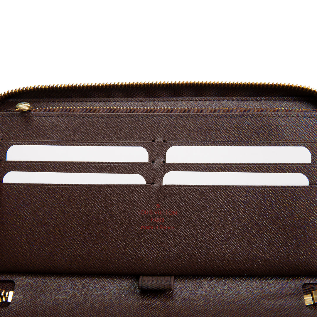 LOUIS VUITTON Damier Ebene Zippy Organizer Wallet