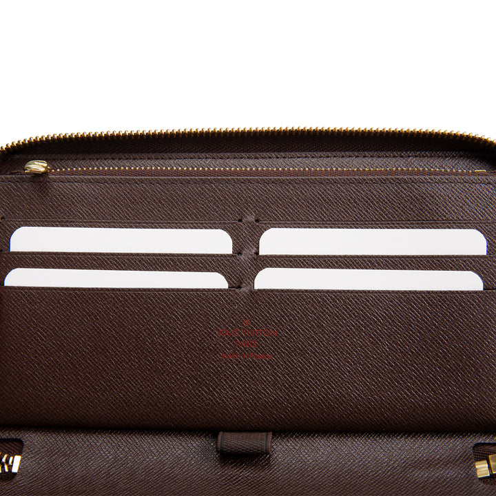 LOUIS VUITTON Damier Ebene Zippy Organizer Wallet
