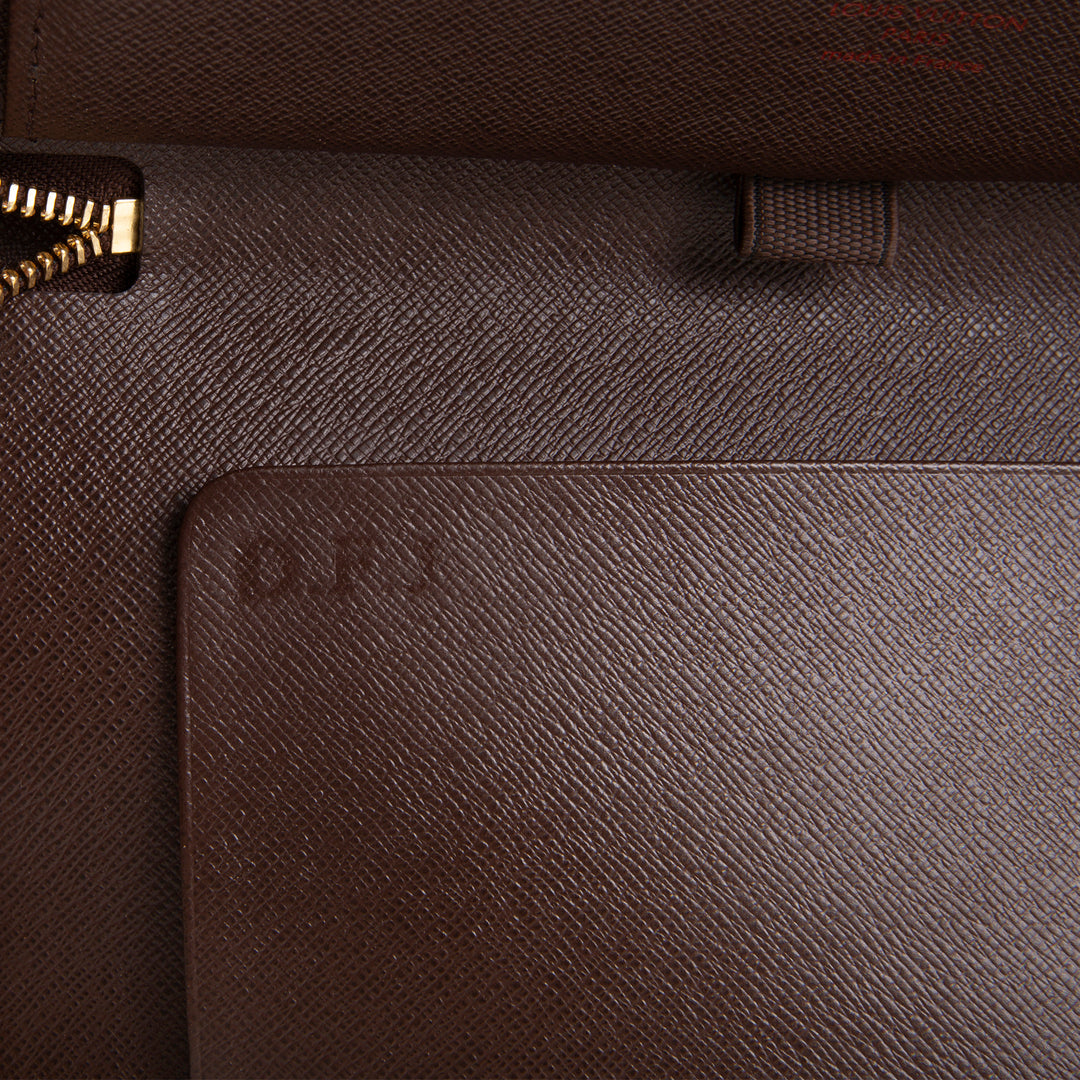 LOUIS VUITTON Damier Ebene Zippy Organizer Wallet