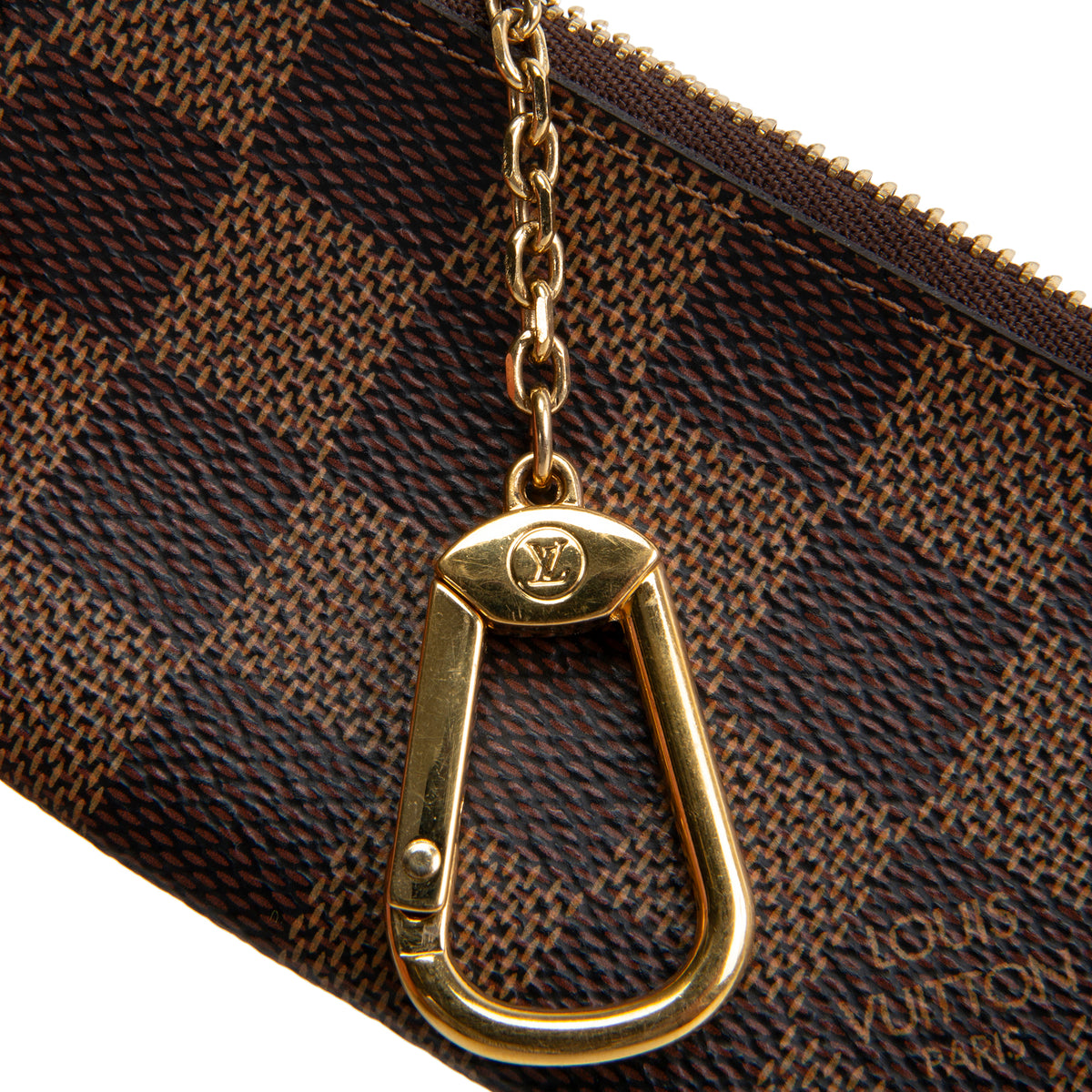 LOUIS VUITTON Damier Ebene Key Pouch