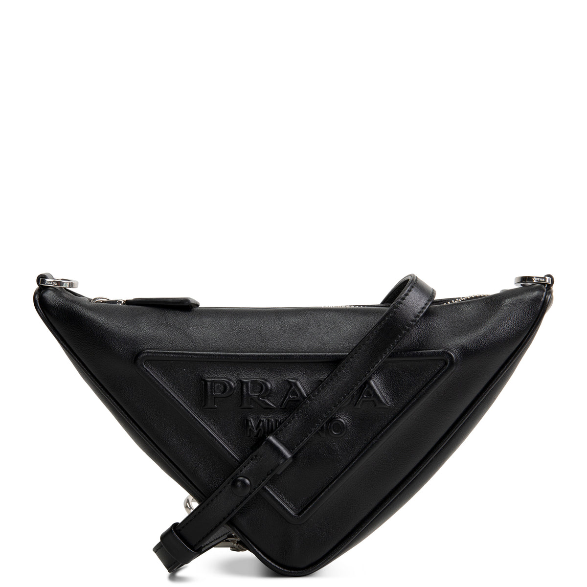 PRADA Symbole Triangle Bag - Black