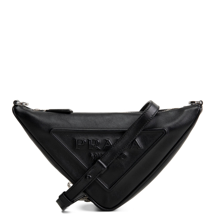 PRADA Symbole Triangle Bag - Black