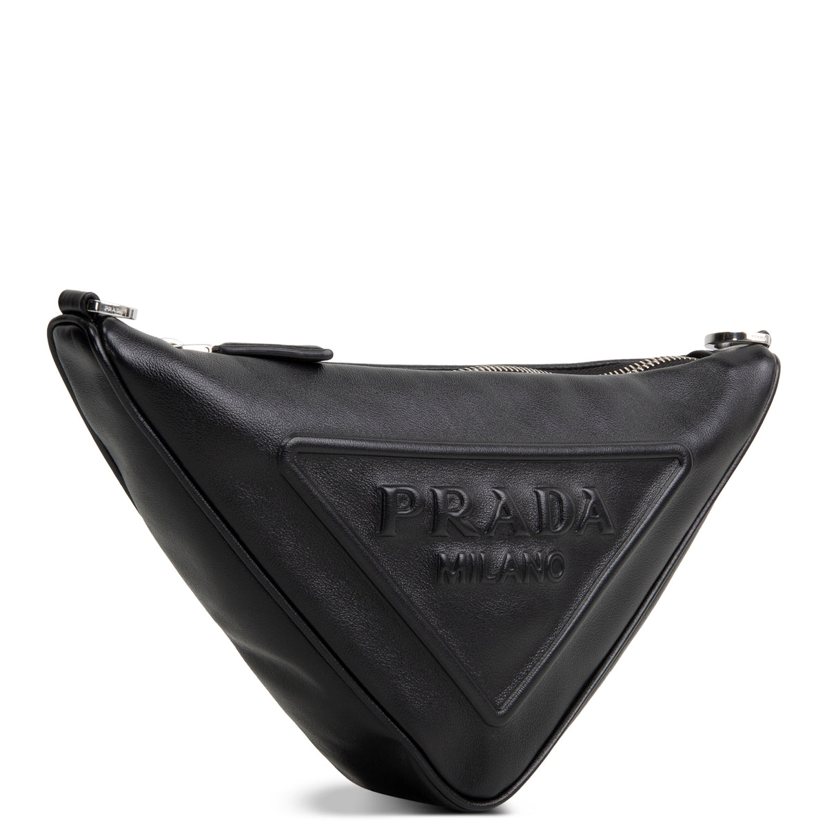 PRADA Symbole Triangle Bag - Black