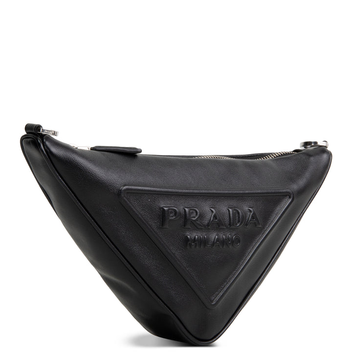PRADA Symbole Triangle Bag - Black