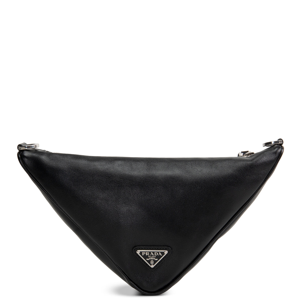 PRADA Symbole Triangle Bag - Black