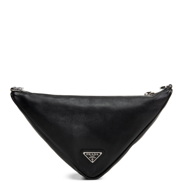 PRADA Symbole Triangle Bag - Black
