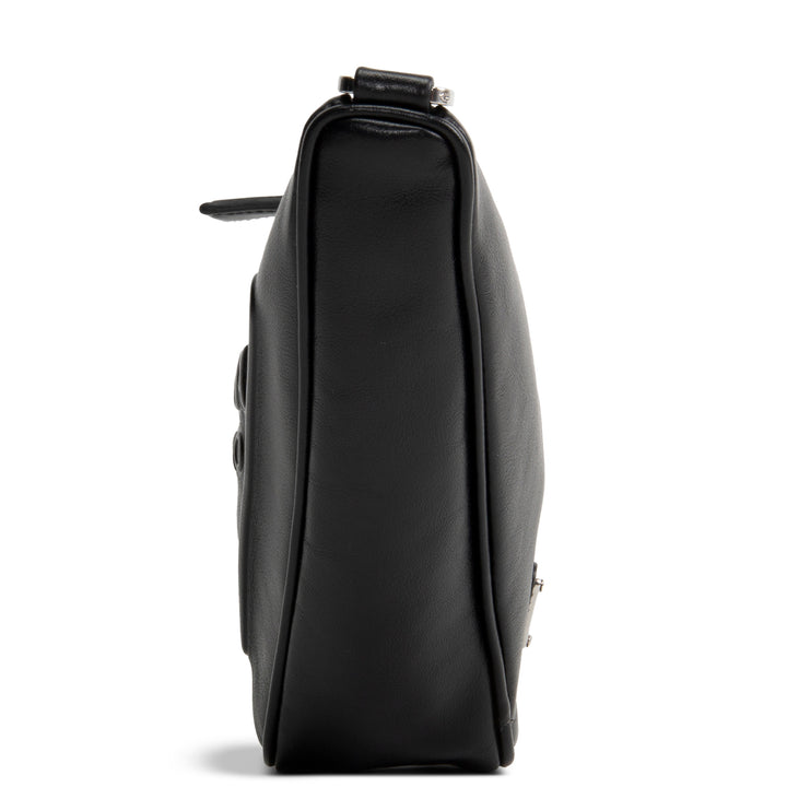 PRADA Symbole Triangle Bag - Black