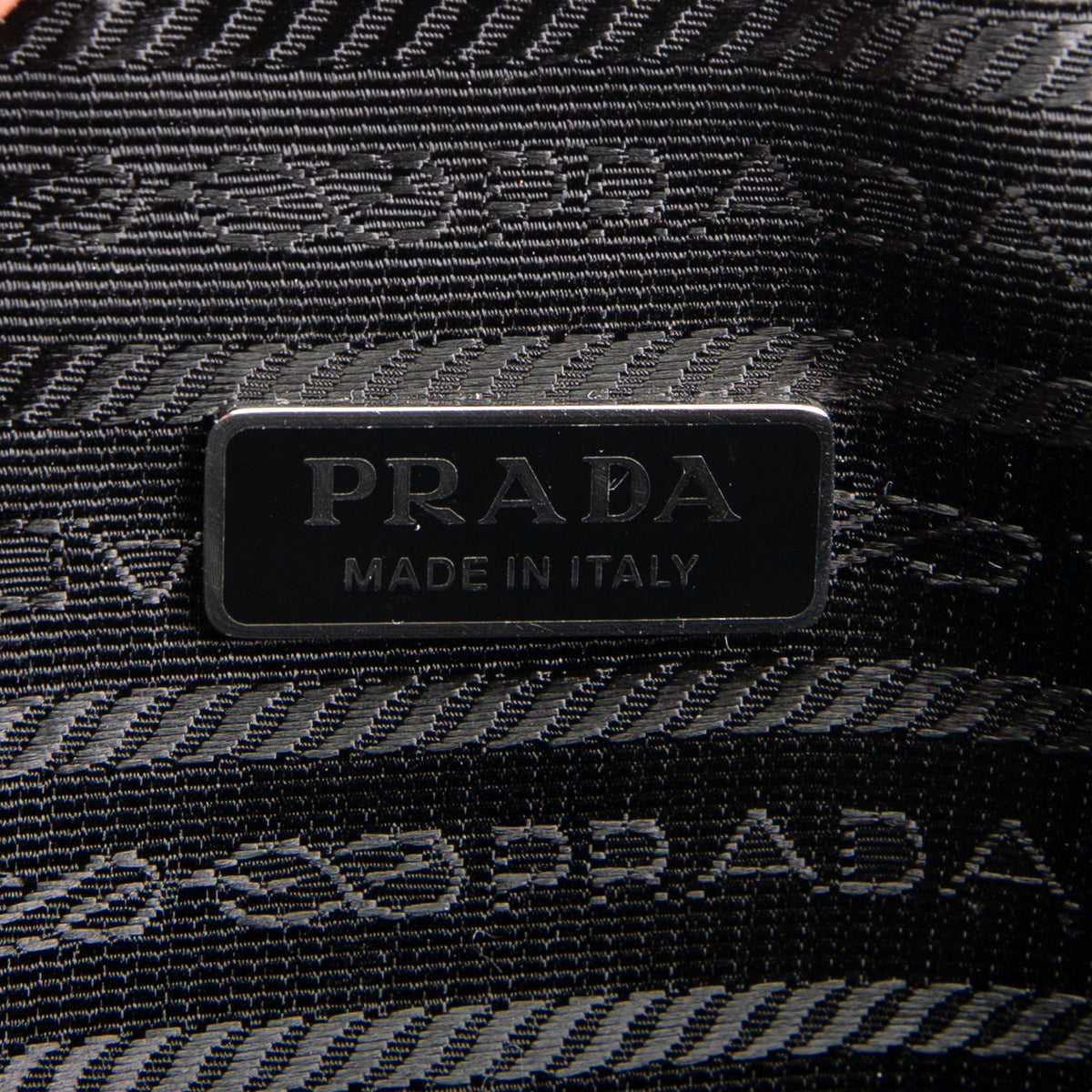 PRADA Symbole Triangle Bag - Black