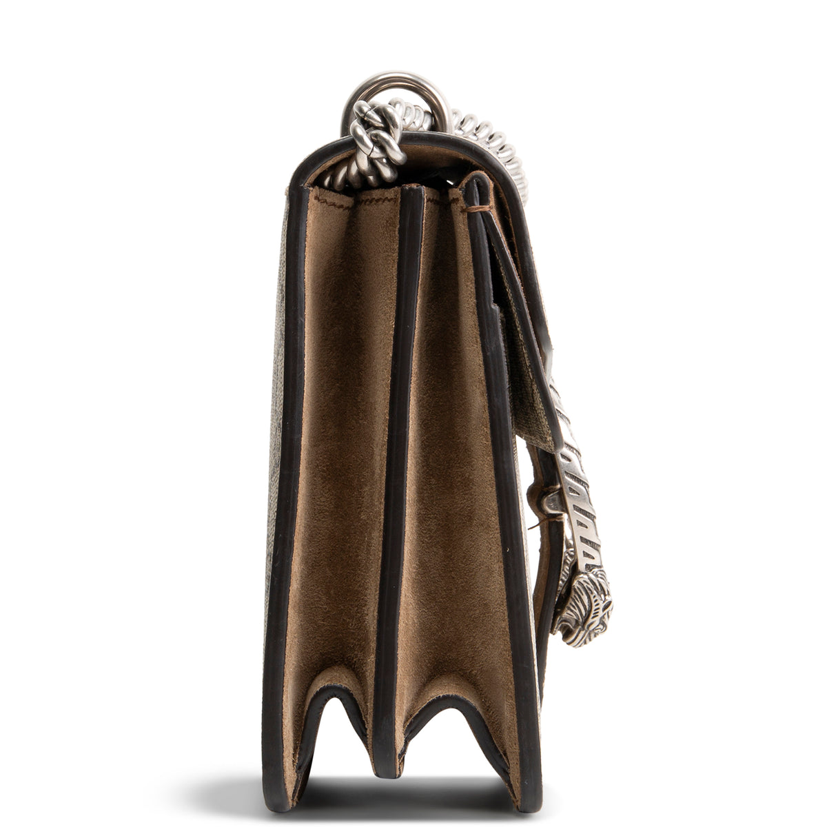 GUCCI GG Supreme Small Dionysus Shoulder Bag - Beige &amp; Ebony