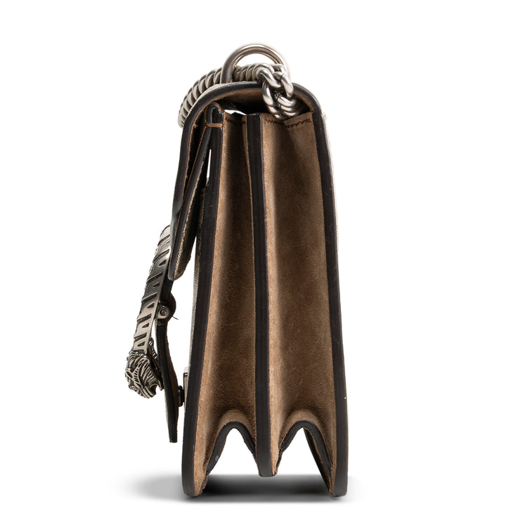 GUCCI GG Supreme Small Dionysus Shoulder Bag - Beige &amp; Ebony
