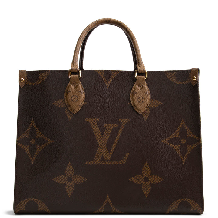 LOUIS VUITTON Giant Monogram Reverse OnTheGo MM