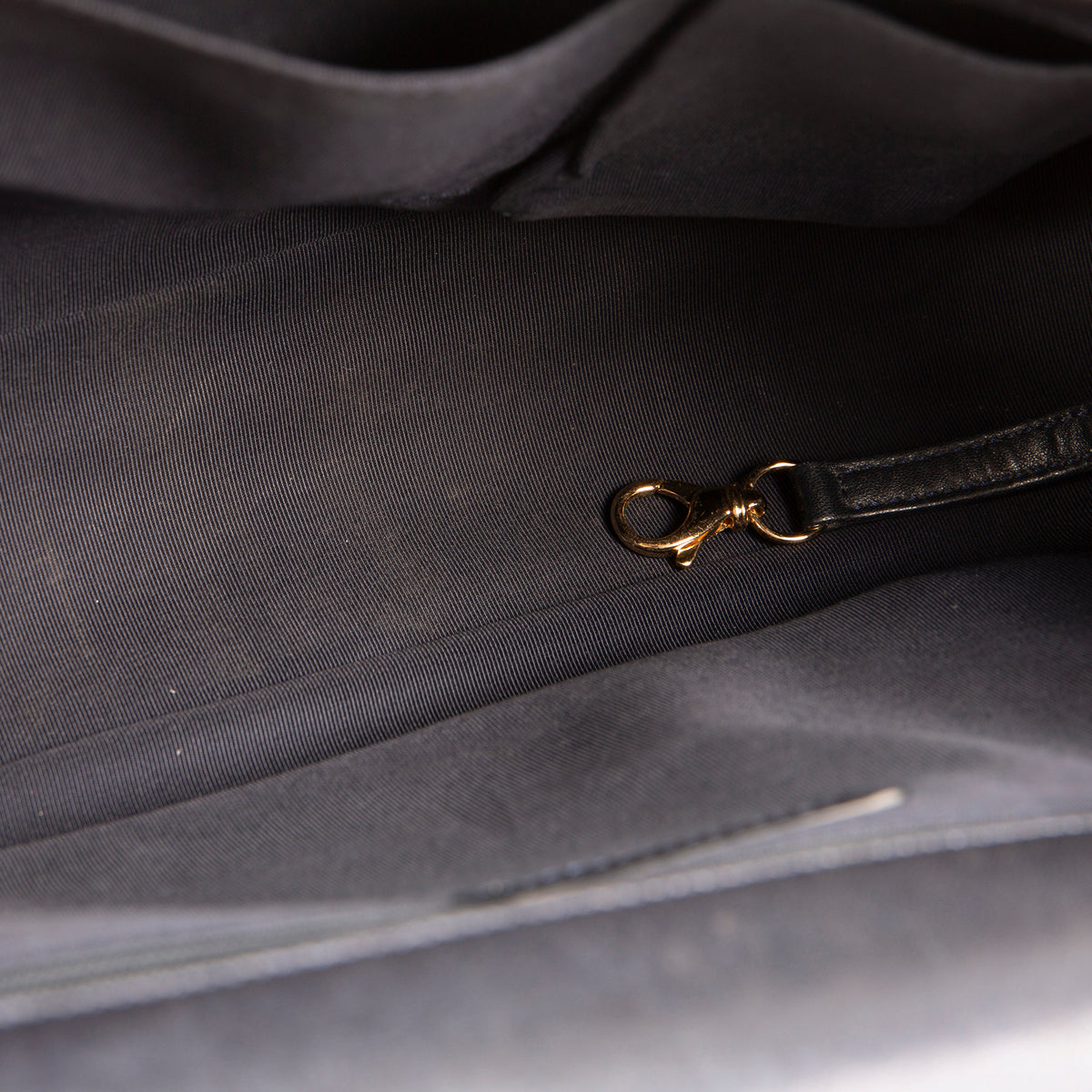 CHANEL Cubed Lambskin Embossed Large Boy Bag