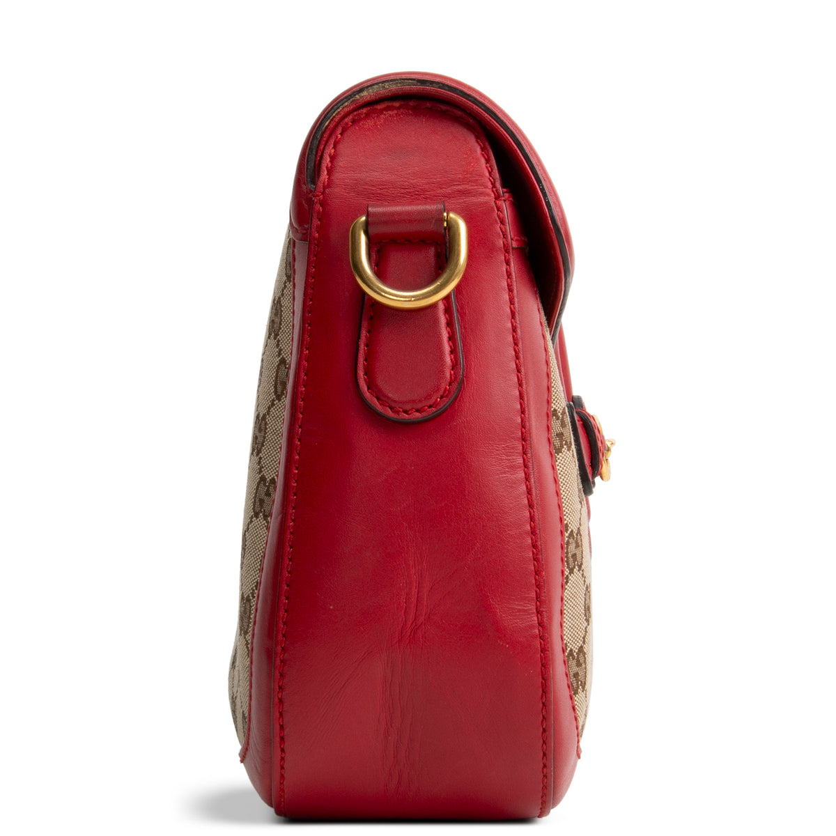 GUCCI GG Canvas Lady Web Medium Shoulder Bag OUTLET FINAL SALE