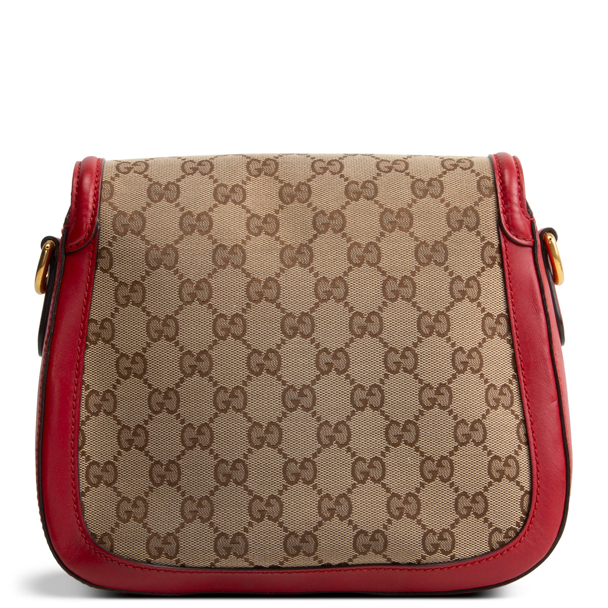 GUCCI GG Canvas Lady Web Medium Shoulder Bag OUTLET FINAL SALE