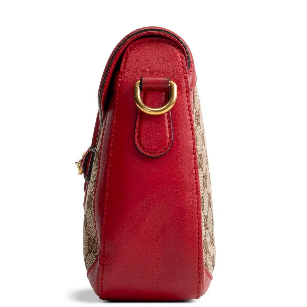 GUCCI GG Canvas Lady Web Medium Shoulder Bag OUTLET FINAL SALE