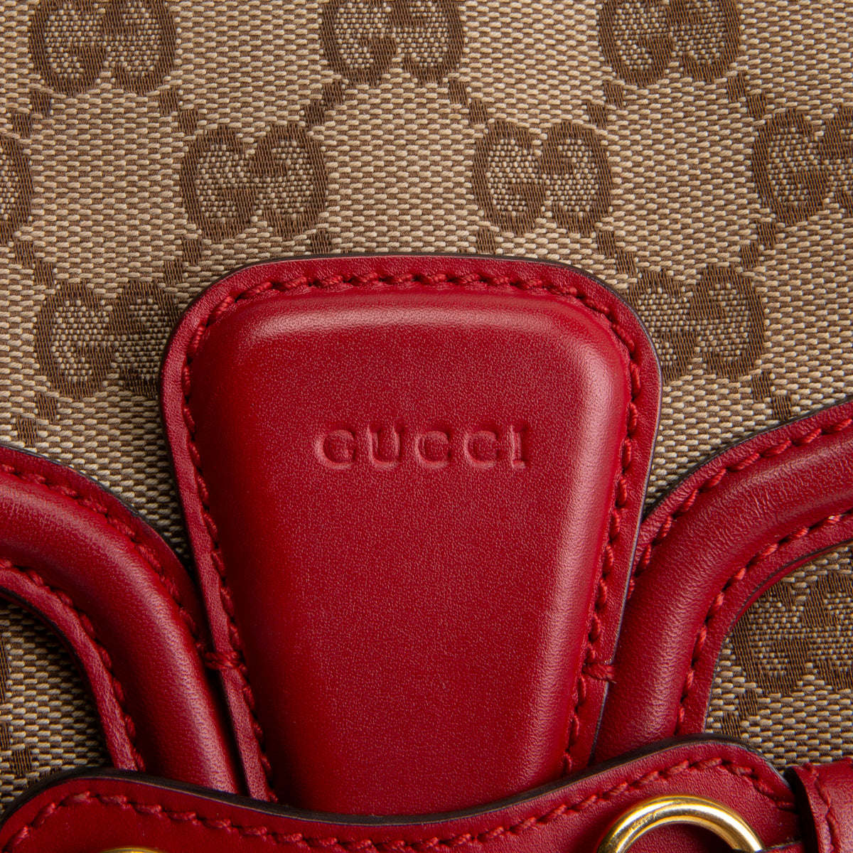 GUCCI GG Canvas Lady Web Medium Shoulder Bag OUTLET FINAL SALE