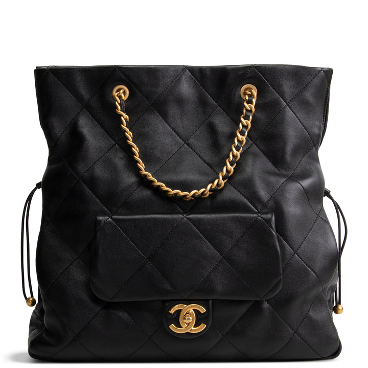 CHANEL Quilted Shopping Bag