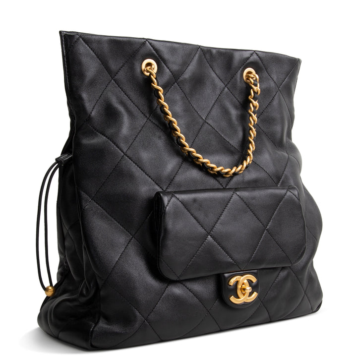 CHANEL Quilted Shopping Bag