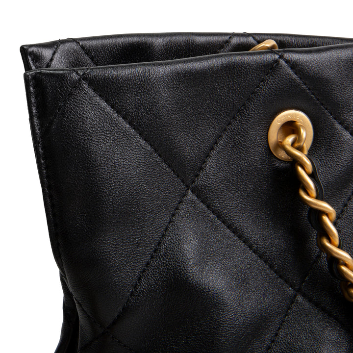 CHANEL Quilted Shopping Bag