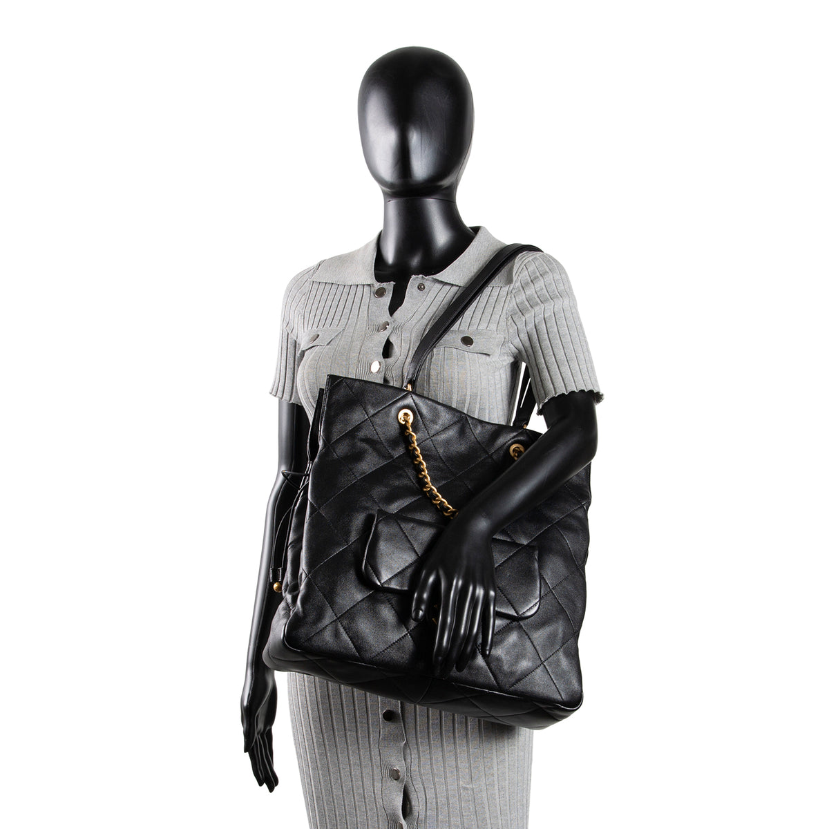 CHANEL Quilted Shopping Bag