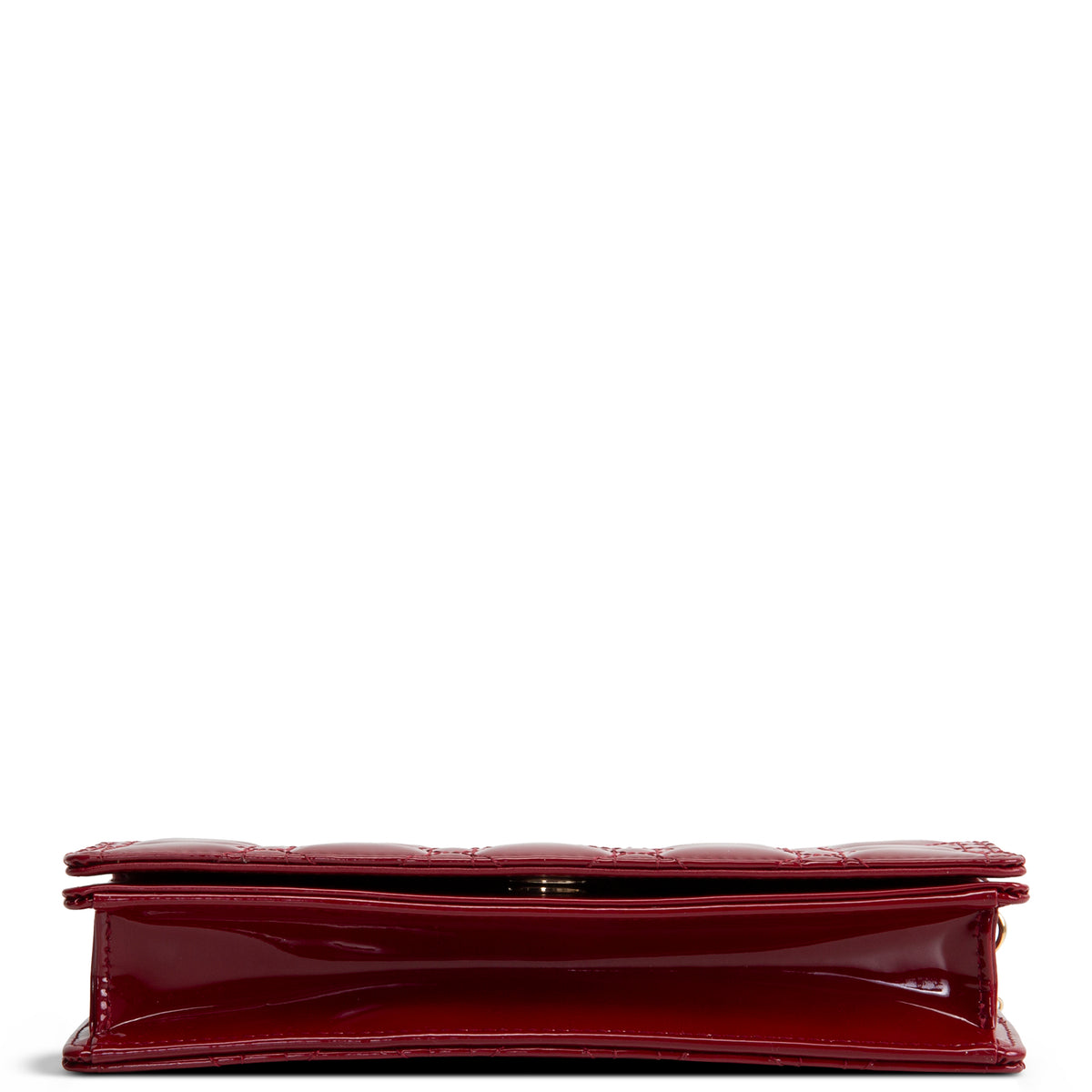 DIOR Patent Lady Dior Pouch on Chain