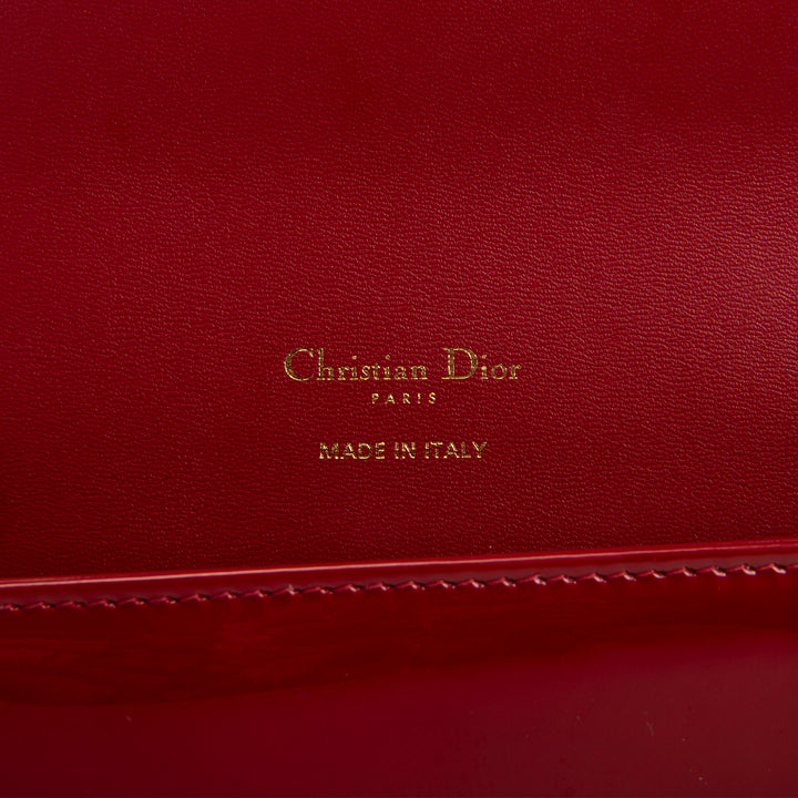 DIOR Patent Lady Dior Pouch on Chain