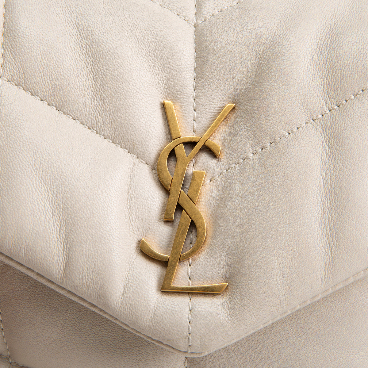 SAINT LAURENT Loulou Leather Toy Puffer Bag