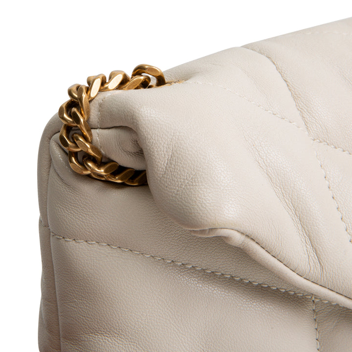 SAINT LAURENT Loulou Leather Toy Puffer Bag