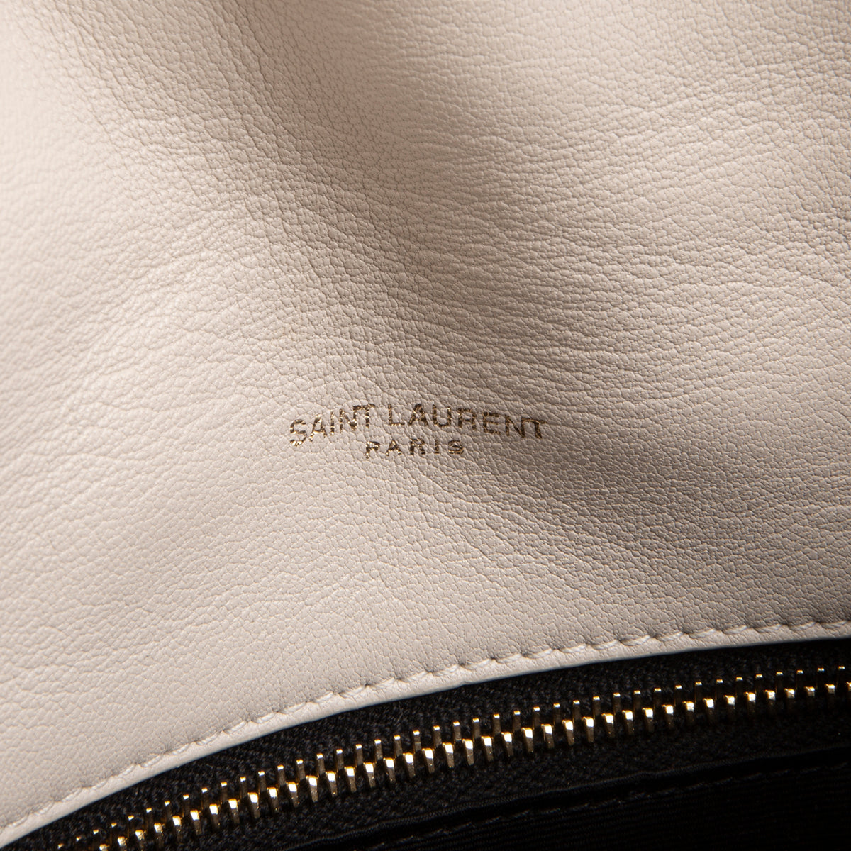 SAINT LAURENT Loulou Leather Toy Puffer Bag