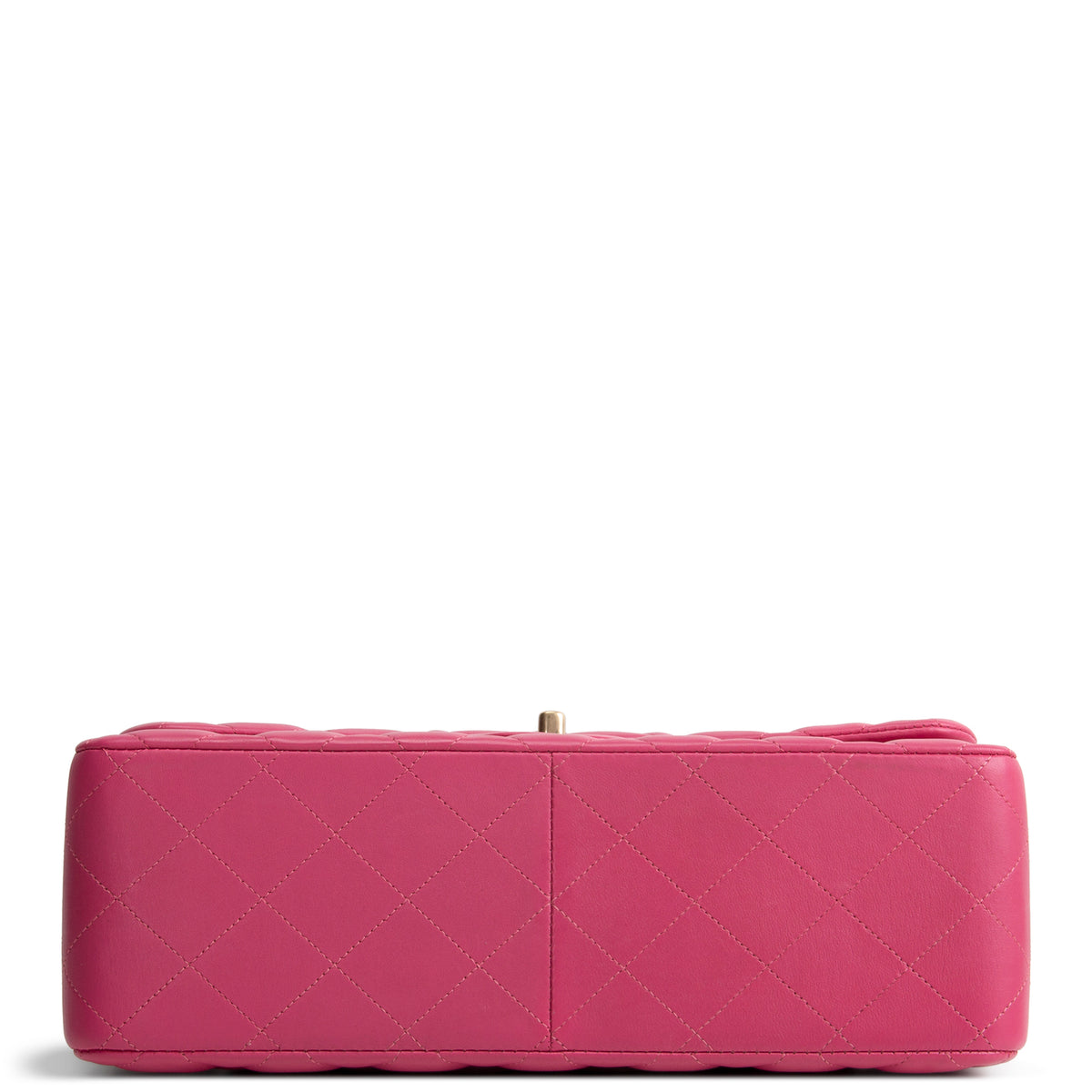 CHANEL Jumbo Quilted Lambskin Double Flap - Pink