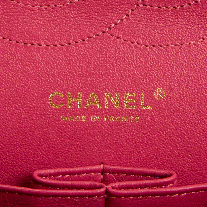 CHANEL Jumbo Quilted Lambskin Double Flap - Pink