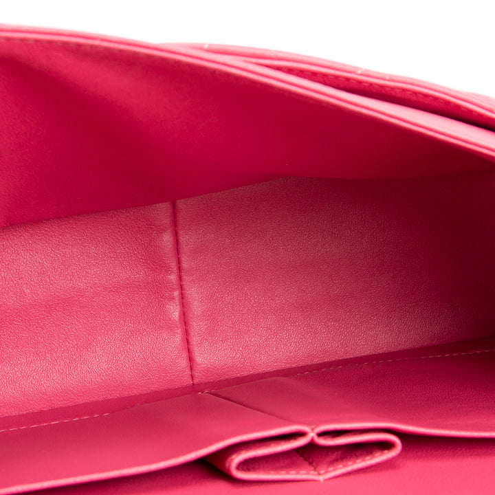 CHANEL Jumbo Quilted Lambskin Double Flap - Pink