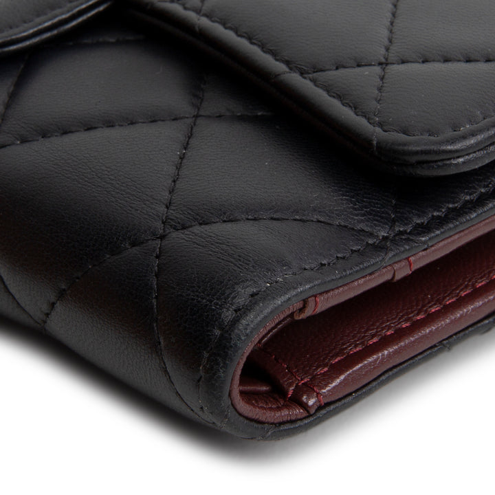 CHANEL Interlocking CC Trifold Wallet