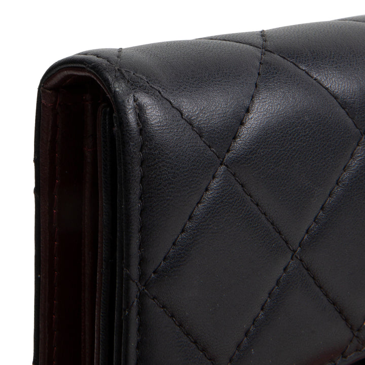 CHANEL Interlocking CC Trifold Wallet
