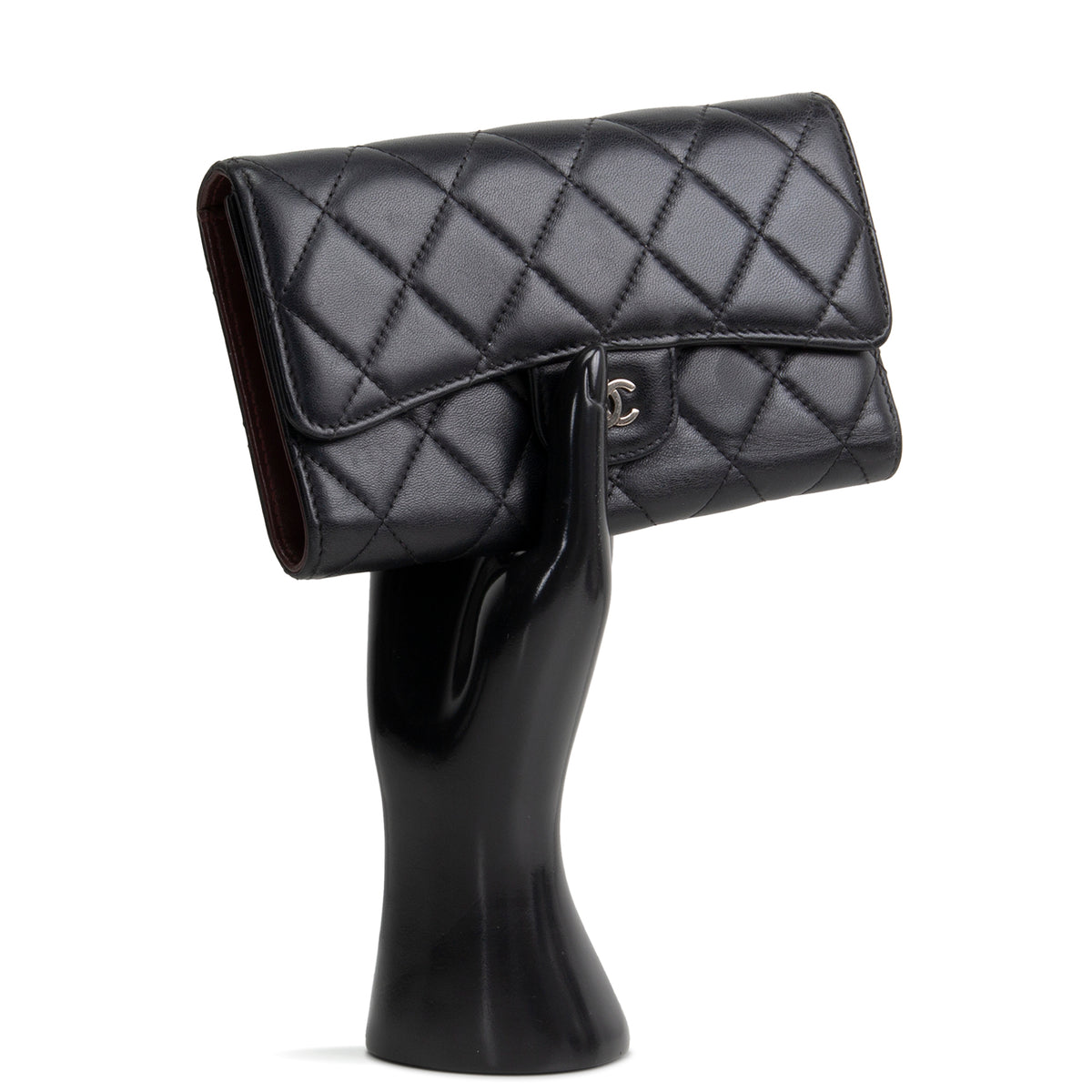 CHANEL Interlocking CC Trifold Wallet
