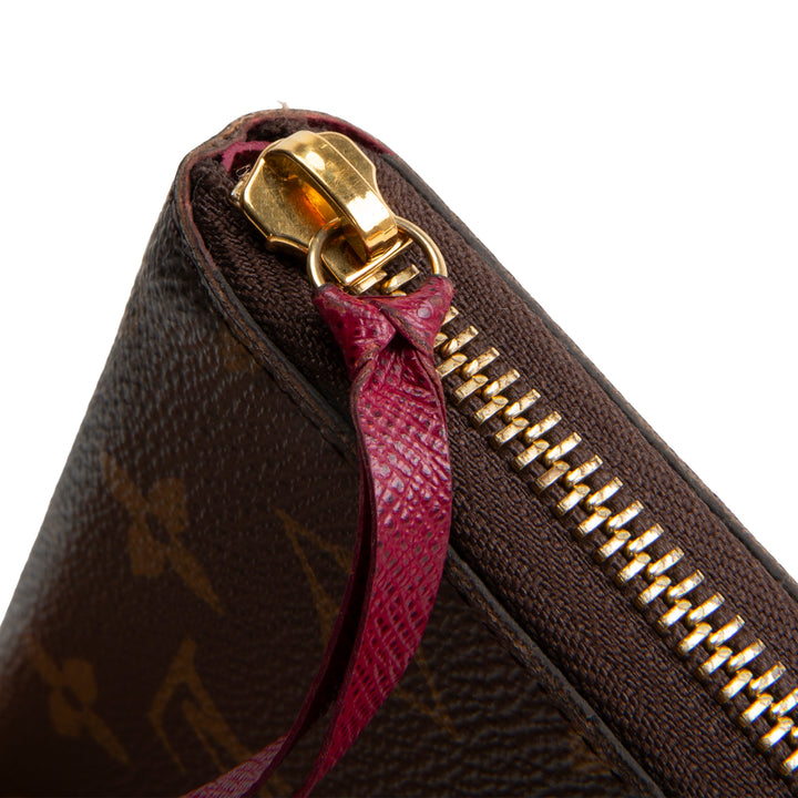 LOUIS VUITTON Monogram Clemence Wallet