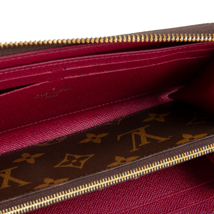 LOUIS VUITTON Monogram Clemence Wallet